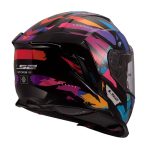 Kaciga LS2 Full Face FF818 STORM III KAOS crno ljubičasto plava