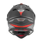 Kaciga NOX Enduro sa vizirom N312 TRACK mat crno crvena