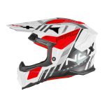 Kaciga NOX Cross N634 STORM crveno bela