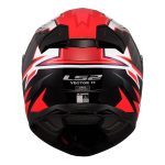 Kaciga LS2 Full Face FF811 VECTOR II BUNDRI crno crvena