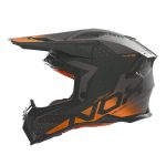 Kaciga NOX Cross N634 GRADIANT narandžasto mat crna