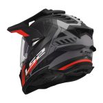 Kaciga LS2 Enduro MX701 EXPLORER HEXA crveno siva