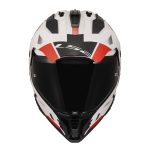Kaciga LS2 Enduro MX702 PIONEER II HILL belo crvena