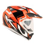 Kaciga Kappa Enduro KV30R GRAYER narandžasto crna