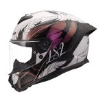 Kaciga LS2 Full Face FF820 RAPID III BOHO belo crno roza