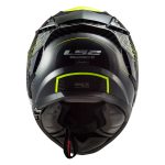 Kaciga LS2 Full Face FF327 CHALLENGER CARBON FOLD žuta sa naočarima