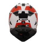 Kaciga LS2 Enduro MX702 PIONEER II HILL belo crvena