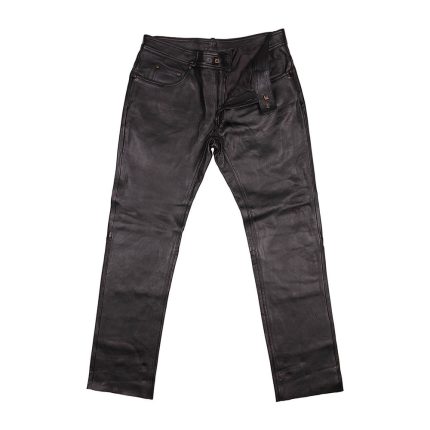Kožne pantalone MODEKA RYLEY crne