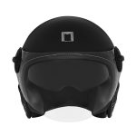 Kaciga NOX HERITAGE PREMIUM crna sa crnom kožom