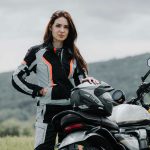Jakna MODEKA KHAO AIR crno crvena ženska