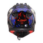 Kaciga LS2 Cross MX708 FAST II ZOMBIE II crno crveno plava