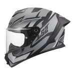 Kaciga LS2 Full Face FF820 RAPID III XTREM crno siva