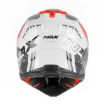 Kaciga NOX Cross N634 STORM crveno bela