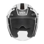 Kaciga NOX Jet N130 EKTO crno bela