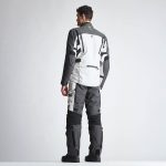 Pantalone MODEKA ATLAZ svetlo sivo crne