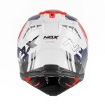 Kaciga NOX Cross N634 STORM crveno plavo bela
