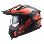 Kaciga LS2 Enduro MX701 EXPLORER ALTER mat crno narandžasta