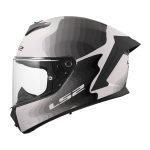 Kaciga LS2 Full Face FF820 RAPID III FLOW belo siva