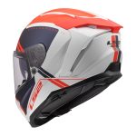 Kaciga LS2 Full Face FF817 CHALLENGER II TITAN belo plavo crvena