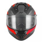 Kaciga NOX Full Face sa naočarima N304 S REVO RED MATT BLACK