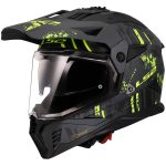 Kaciga LS2 Enduro MX702 PIONEER II CRAZY crno žuta