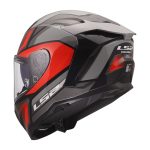 Kaciga LS2 Full Face FF817 CHALLENGER II VIPER sivo crvena