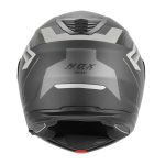 Kaciga NOX Flip Up N968 SHIFT sa naočarima mat crno srebrna