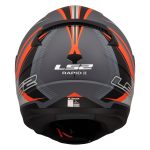 Kaciga LS2 Full Face FF353 RAPID II FLITZ narandžasto siva