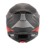 Kaciga NOX Flip Up N967 CONQUER sa naočarima mat crno crvena