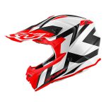 Kaciga Kappa Cross KV49R GREAT belo crno crvena