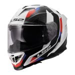 Kaciga LS2 Full Face FF818 STORM III SPORTY belo plavo crvena