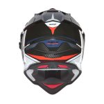 Kaciga NOX Enduro sa vizirom N312 TRACK crveno plava