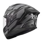Kaciga LS2 Full Face FF820 RAPID III XTREM crno siva