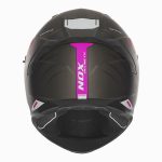 Kaciga NOX Full Face sa naočarima N401 CROWER  mat crno roza