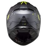 Kaciga LS2 Full Face FF811 VECTOR II SPLITTER mat titanium žuta sa naočarima