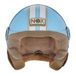 Kaciga NOX Jet N210 pastelno plava
