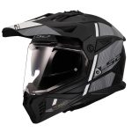 Kaciga LS2 Enduro MX702 PIONEER II HILL mat crno bela