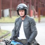 Jakna MODEKA VINCENT AGED crna kožna