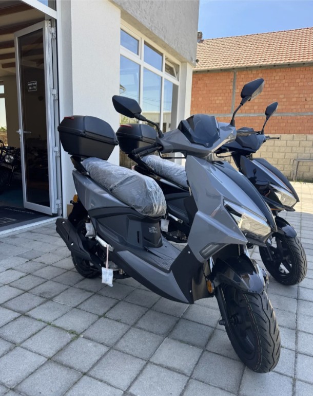 I-Go Skuter 50cc Automatik – Sivi – Benzin