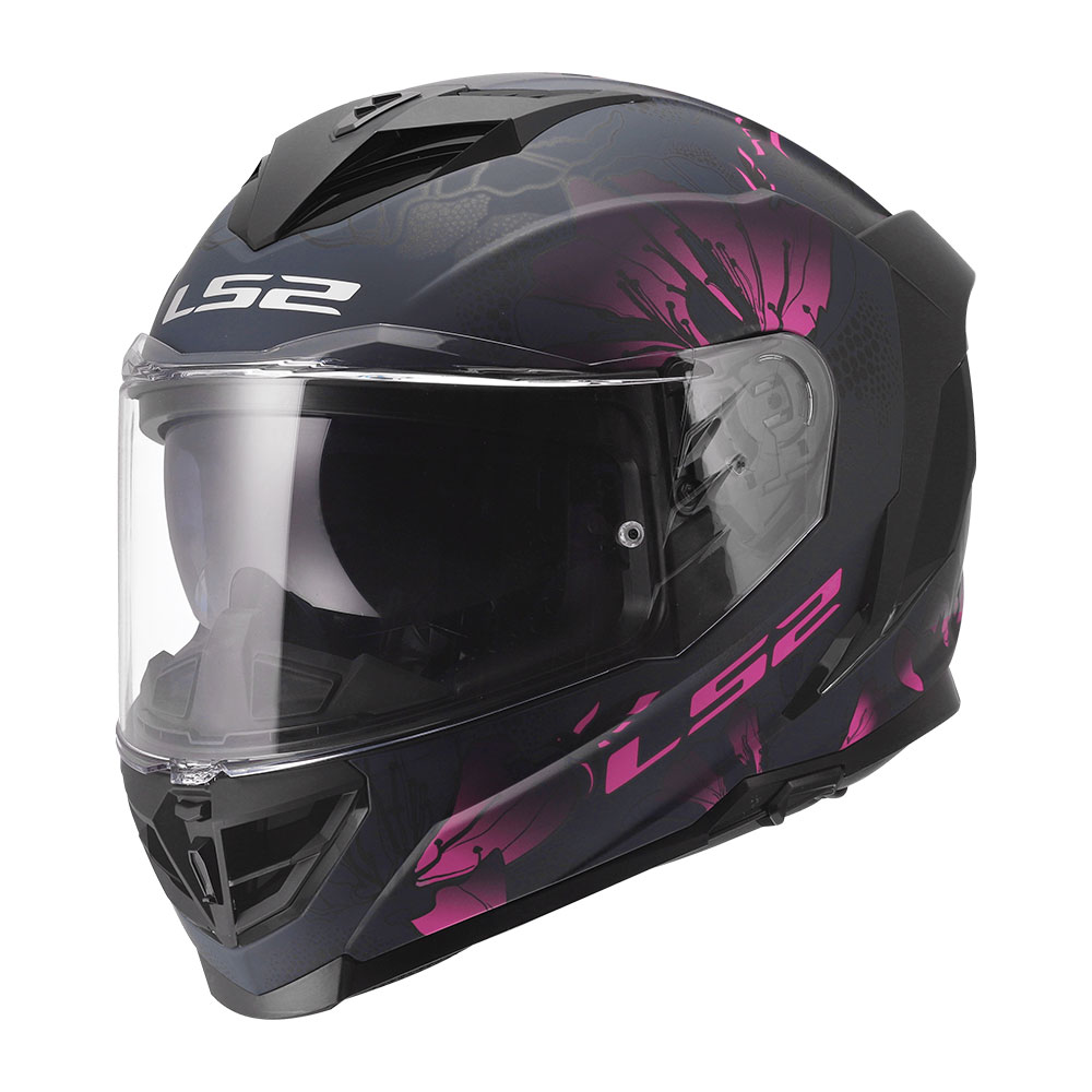Kaciga LS2 Full Face FF818 STORM III BURST crno roza Kaciga LS2 Full Face FF818 STORM III BURST crno roza