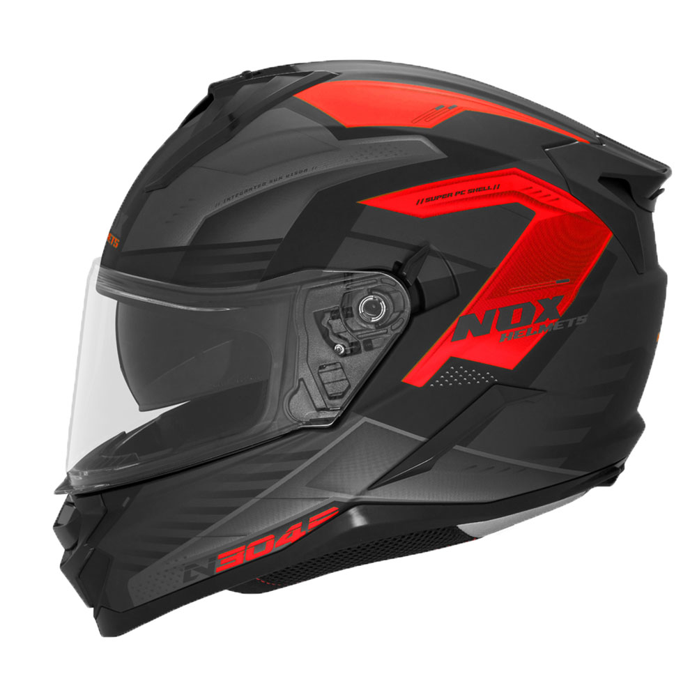 bf1d4cf4-d6ef-4a30-83ab-c628c5b9efbe Kaciga NOX Full Face sa naočarima N304 S CARVER MATT BLACK RED