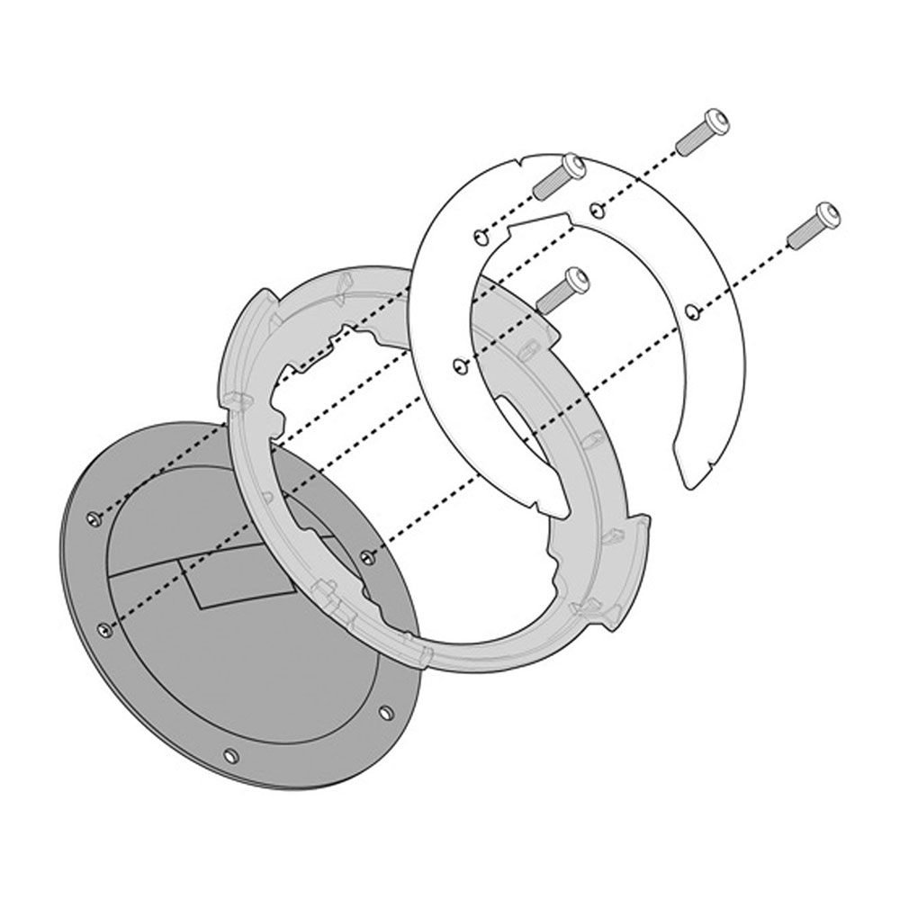 fc0634b8-c7cb-4950-8fbf-e81004431575 Nosač Tanklock torbe Kappa Ducati Monster 848-1098 BF08K