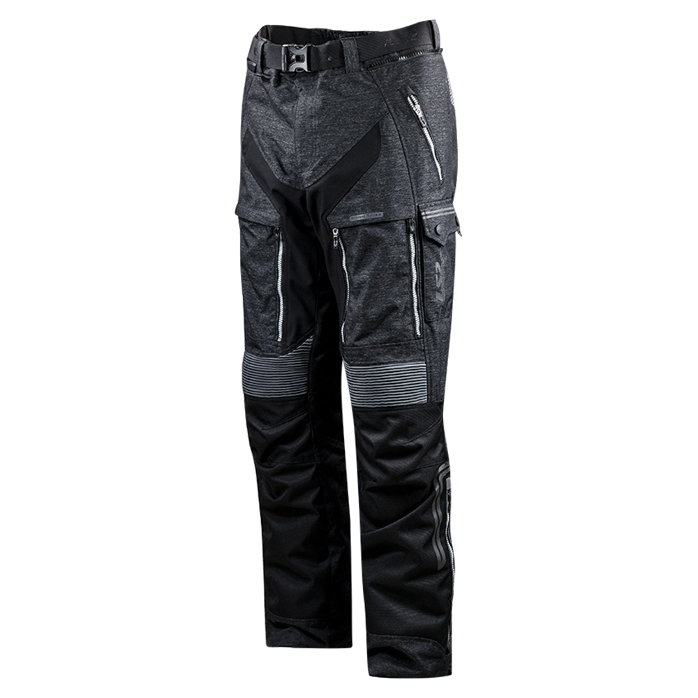 008a7074-8ada-4e5a-9cac-f30d375a5426 Pantalone LS2 NEVADA muške crno tamno sive