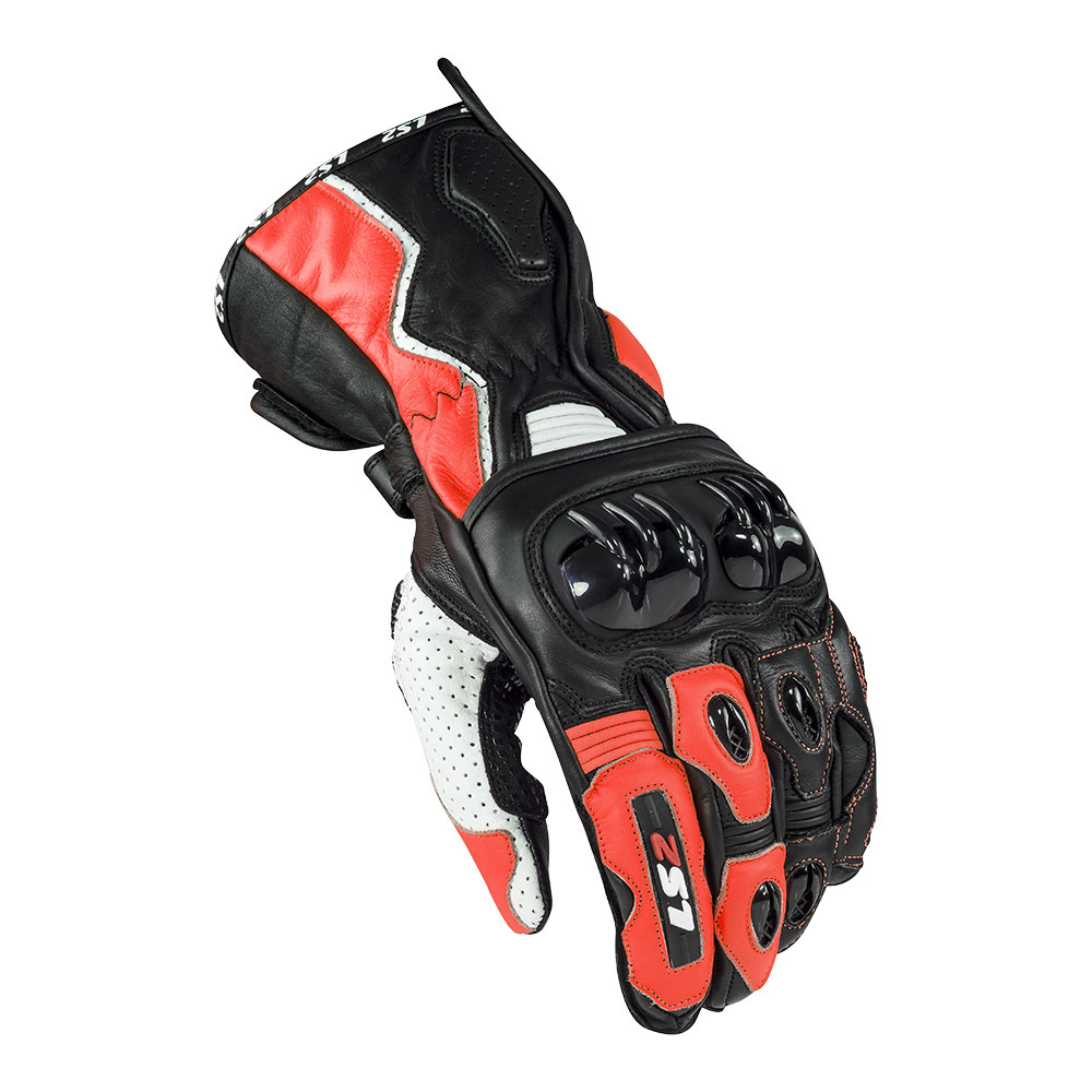 Rukavice LS2 SWIFT RACING crno belo crvene Rukavice LS2 SWIFT RACING crno belo crvene