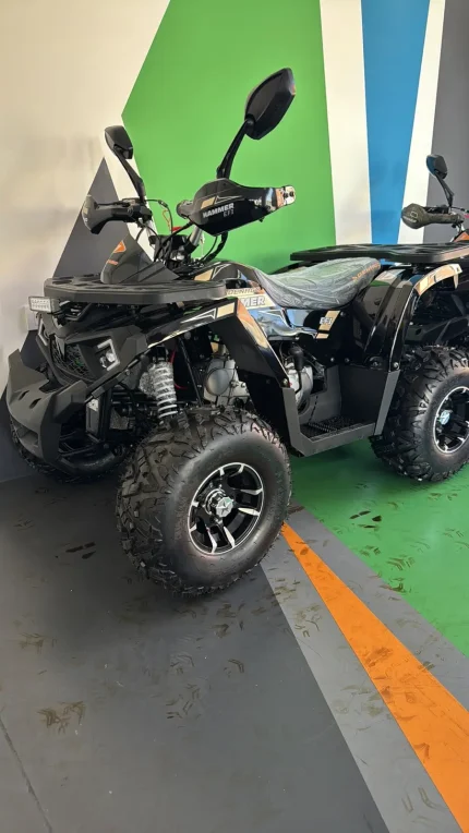 Dečiji ATV Kvad benzinski Denago – Hammer 125cc – Crni