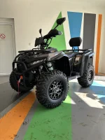 ATV Kvad benzinski Dobo Motors – Eksplorer 400cc – Tamno sivi sa narandžastim linijama