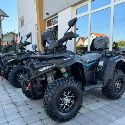 ATV Kvad benzinski Dobo Motors – Eksplorer 400cc – Crni sa plavim linijama