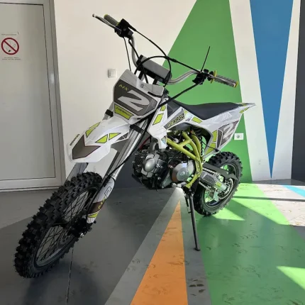 Dečiji benzinski kros motor Denago 125cc – Zeleno Beli