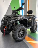 ATV Kvad benzinski Dobo Motors – Eksplorer 400cc – Tamno sivi sa narandžastim linijama