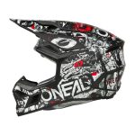 Kaciga ONEAL Cross 3SRS ATTACK crno bela